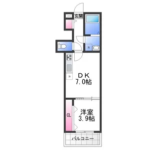TKアンバーコート松原【3階】の間取り