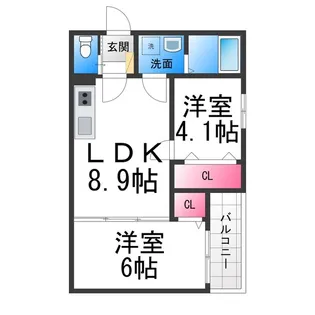 F asecia Fernana【2階】の間取り