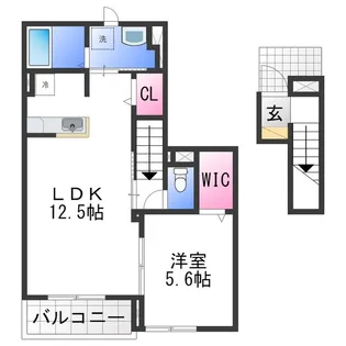 イノセントコートⅢ【2階】の間取り