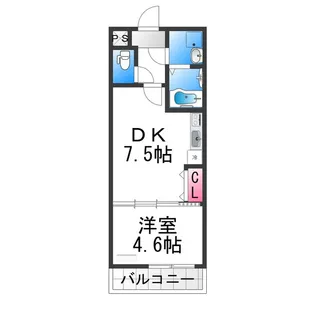 フジパレス堺大浜Ⅰ番館【3階】の間取り
