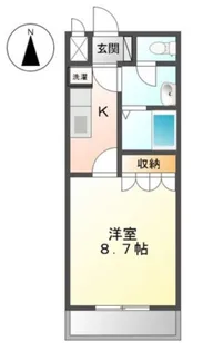 グレイシャス【1階】の間取り