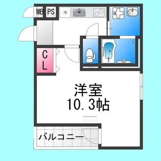 フジパレス百舌鳥駅南Ⅰ番館【2階】の間取り