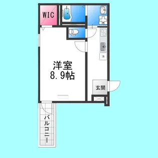 フジパレス百舌鳥駅南Ⅱ番館【1階】の間取り