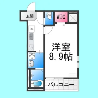 フジパレス百舌鳥駅南Ⅱ番館【2階】の間取り