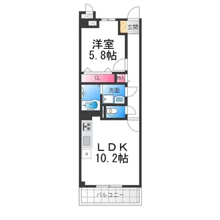 アーイラみなみ【2階】の間取り