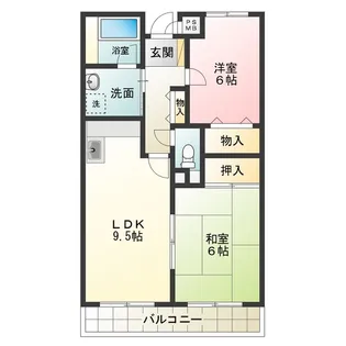 PRIME COURT【2階】の間取り