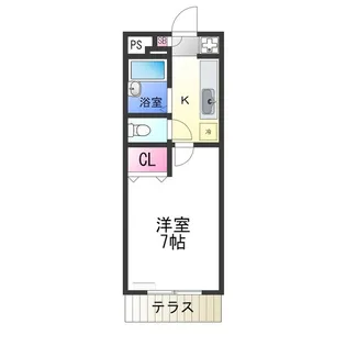 エレガンタナカⅡ【1階】の間取り