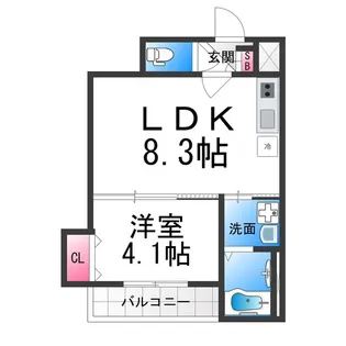 GRAND SUWA【2階】の間取り
