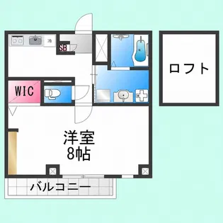 エヌエムスワサントオンズノース【4FD号室】の間取り