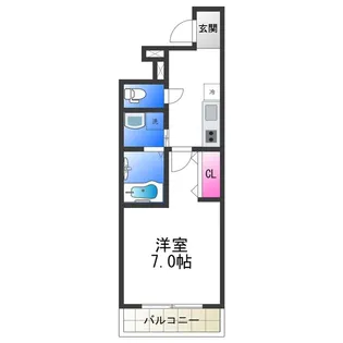 フジパレス鳳中町サウス【3階】の間取り