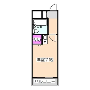 パークサイド堺【407号室】の間取り
