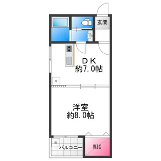セントフェリオ堺【301号室】の間取り