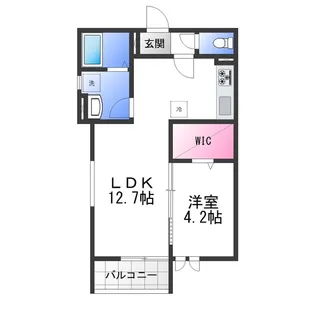 MAISON LUNA(メゾン ルナ)【3階】の間取り