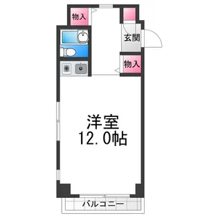グラン・ビルド堺東【2階】の間取り