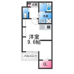九間町シーエム・サンク【3階】の間取り