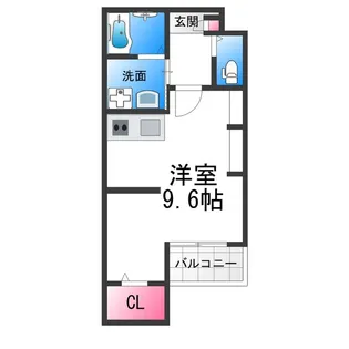 九間町シーエム・サンク【2階】の間取り