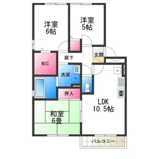 センチュリーコート【205号室】の間取り