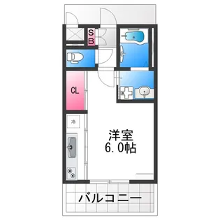 パルファン鳳【106号室】の間取り