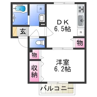 アリオーソ【1階】の間取り