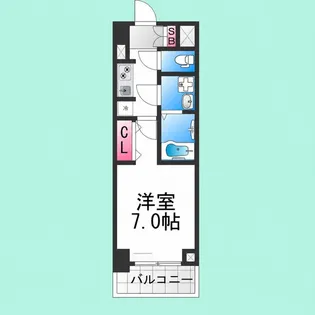 S-RESIDENCE堺浜寺axial【10階】の間取り