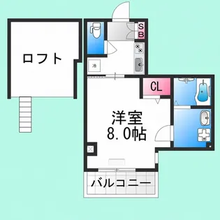 RIHITO堺【301号室】の間取り