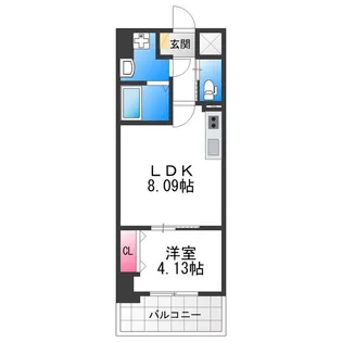 リアライズ堺宿院【3階】の間取り