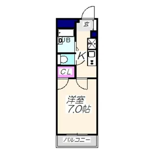 レオパレス梅北フィオーレ【104号室】の間取り