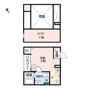 さくらハウス【2階】の間取り