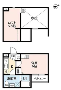 casa fiore(カーサ フィオレ)【1階】の間取り
