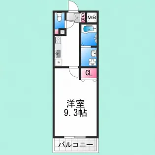 ルノン中百舌鳥【2階】の間取り