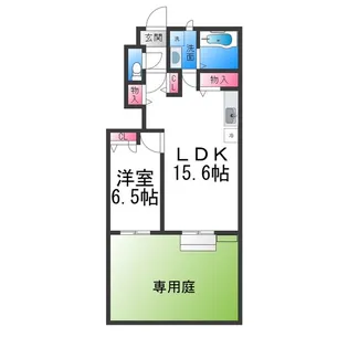 アリエント【102号室】の間取り