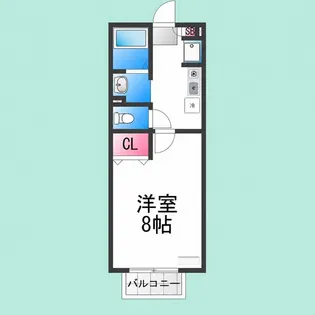 アベリアコート【2階】の間取り