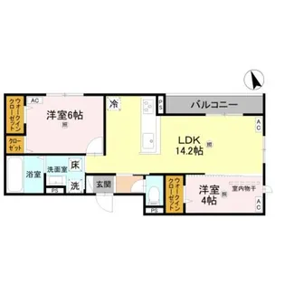 パサログランデ浜寺諏訪森Ⅲ 【1階】の間取り