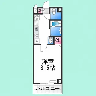 プリヴェ2号館【2階】の間取り