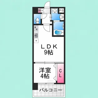 レクシア堺東【10階】の間取り