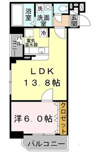 イーストキューブ【5階】の間取り