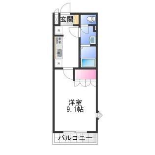 ベルメゾンSKY【1階】の間取り