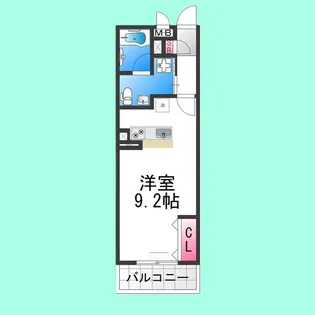 TKアンバーコート宿院【8階】の間取り