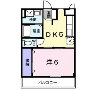カーサ・フィオーレⅡ【3階】の間取り