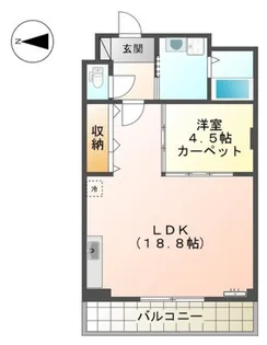 カステル ヴェッチオ【2階】の間取り