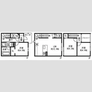 レジデンス・ボヌール【2号室】の間取り