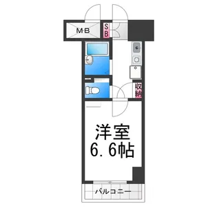 ボン・シェール堺【509号室】の間取り