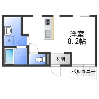 シュライテン白鷺【2階】の間取り