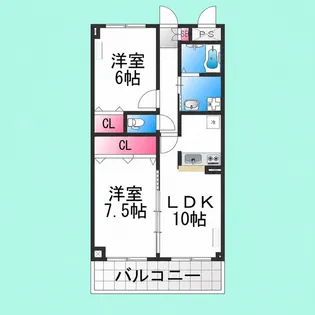 プリズム【2階】の間取り
