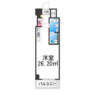 Vita Nuova堺【205号室】の間取り