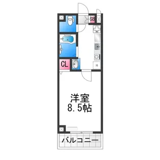 プリヴェ2号館【4階】の間取り
