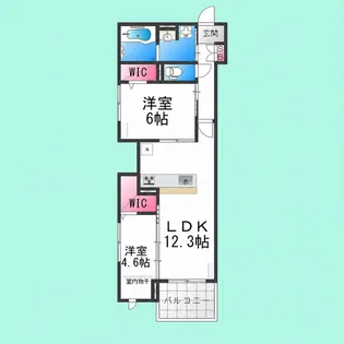 Porto Sereno【2階】の間取り