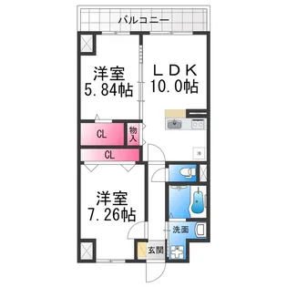 FREEDOM residence堺寺地町【14階】の間取り