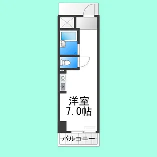 川口ハイツ【9階】の間取り