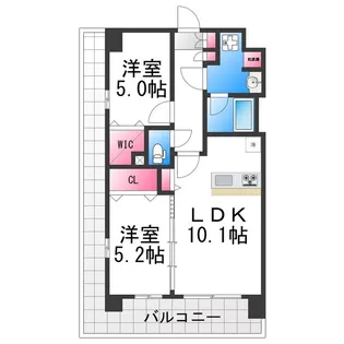 スプランディッド新金岡【5階】の間取り